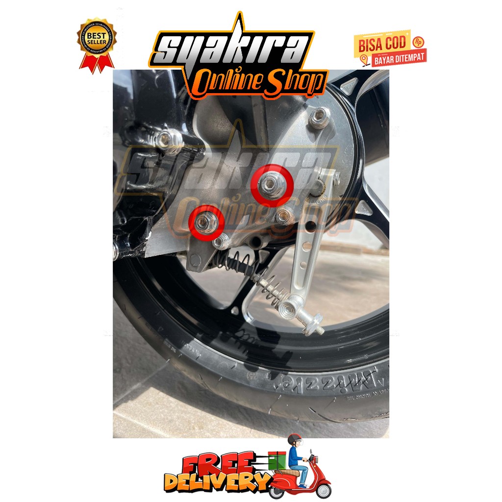 BAUT PEMBUANGAN OLI GARDAN ( 2 BAUT ) BEAT ESP NEW SCOOPY ESP NEW STREET TAHUN 2015 - 2021 CBS HONDA