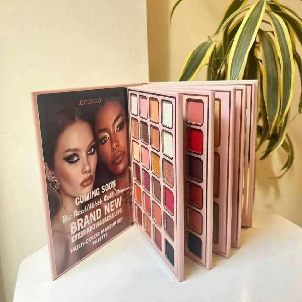 IGOODCO Eyeshadow Palette 78 Warna | Palet Make Up All In One Blush On Highlighter Lipstik Konseler 