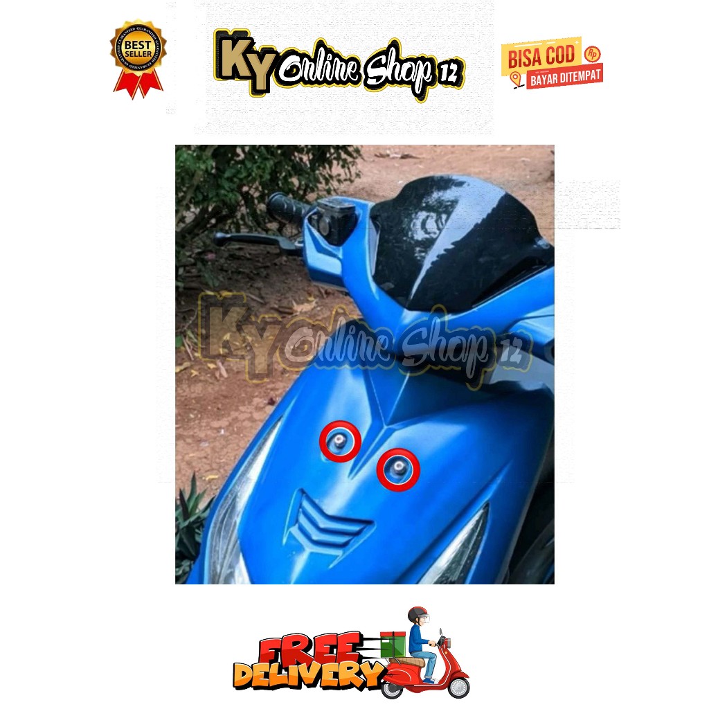 BAUT DUDUKAN TAMENG DEPAN ( 1 BAUT ) MODEL 2 KUNCI BIASA PCX VARIO BEAT DELUXE SCOOPY ADV STYLO GENI