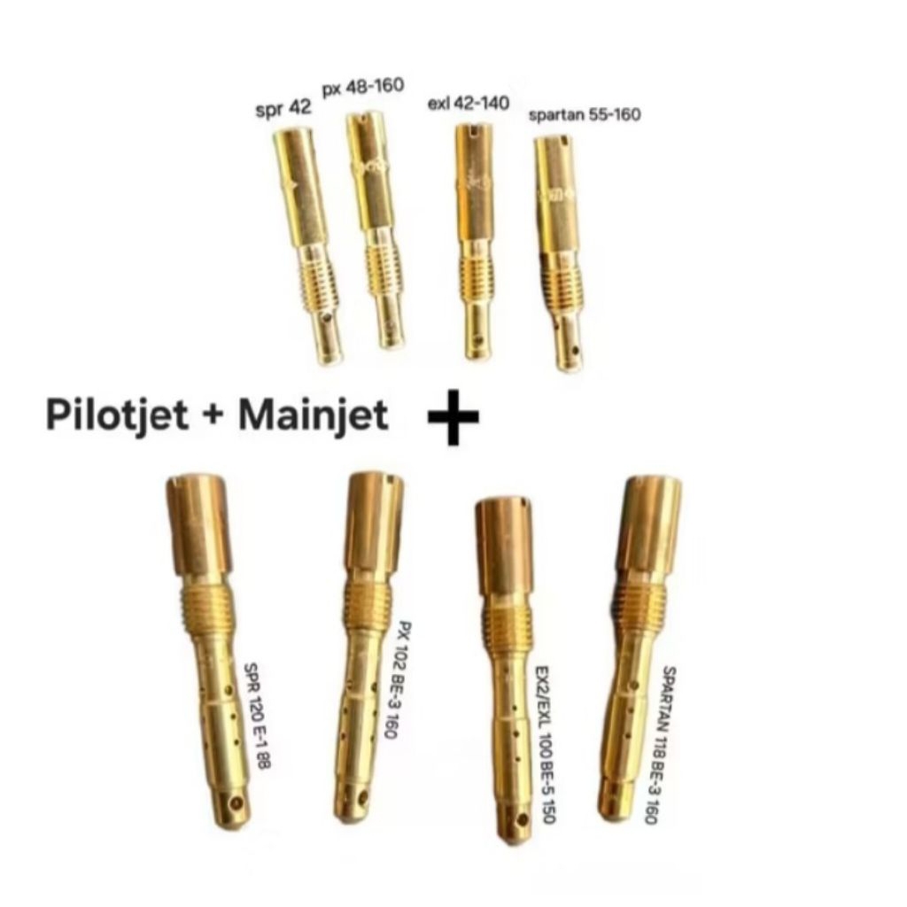 Spuyer bensin set pilotjet mainjet vespa super sprint ps px exclusive excel inc