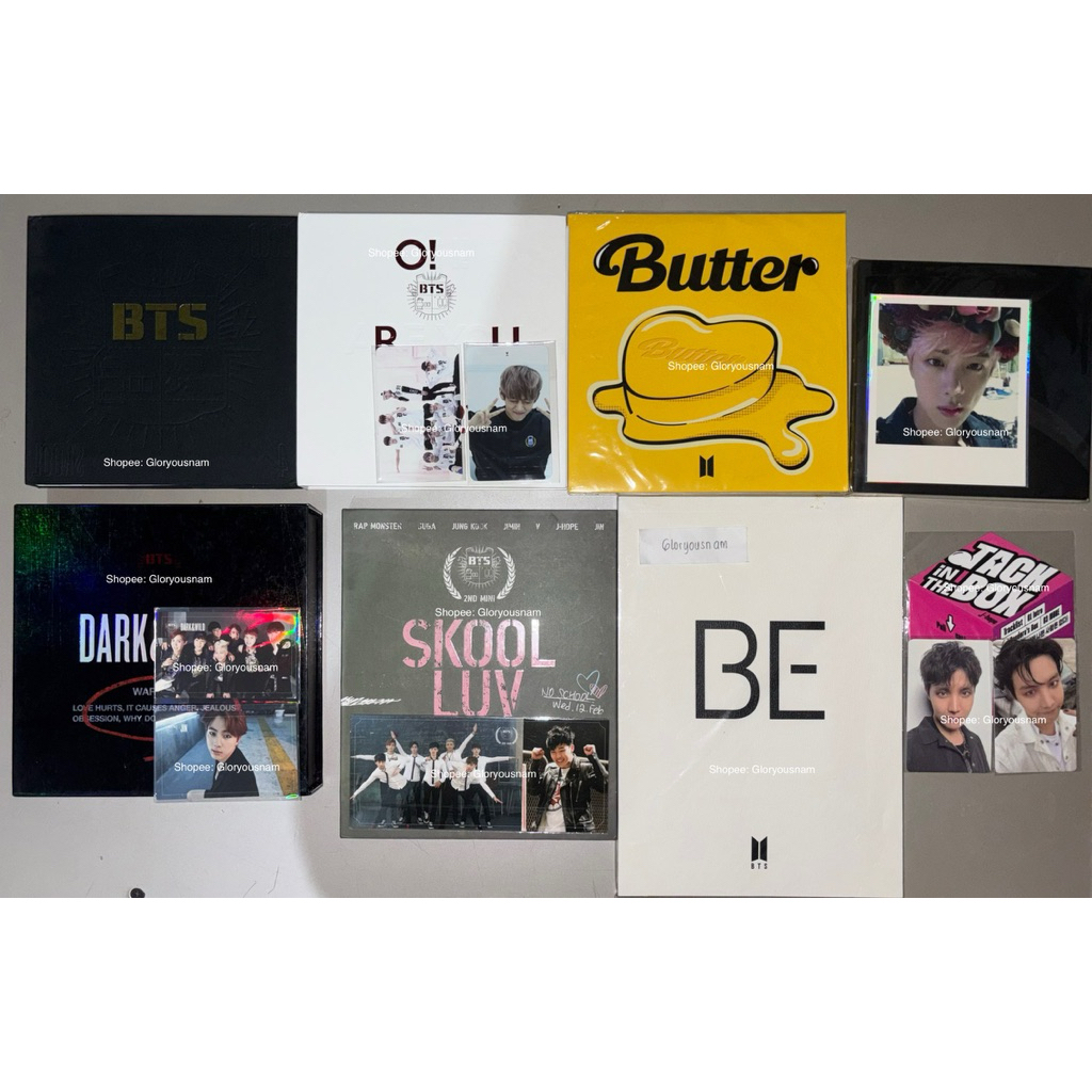 [READY STOCK] Album BTS Unsealed Fullset (2Skool4School, ORUL82, Butter, WINGS, DANGER, SKUL LUV AFF