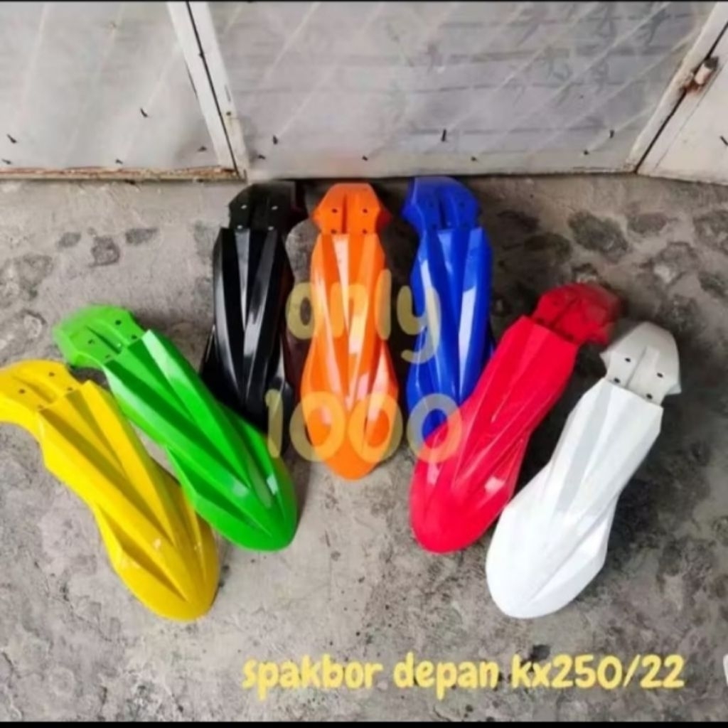 SEPAKBOR DEPAN KX250 SPQKBOR DEPAN KX250 SLEBOR DEPAN KX250 REAR FENDER KX250 FRONT FENDER KX250 COV