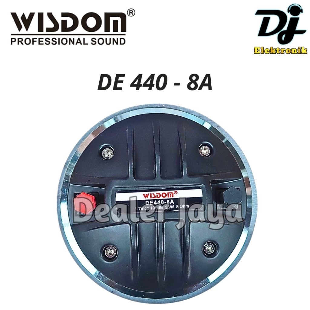 Tweeter/ Driver Wisdom DE 440-8A / DE440 8A / DE4408A