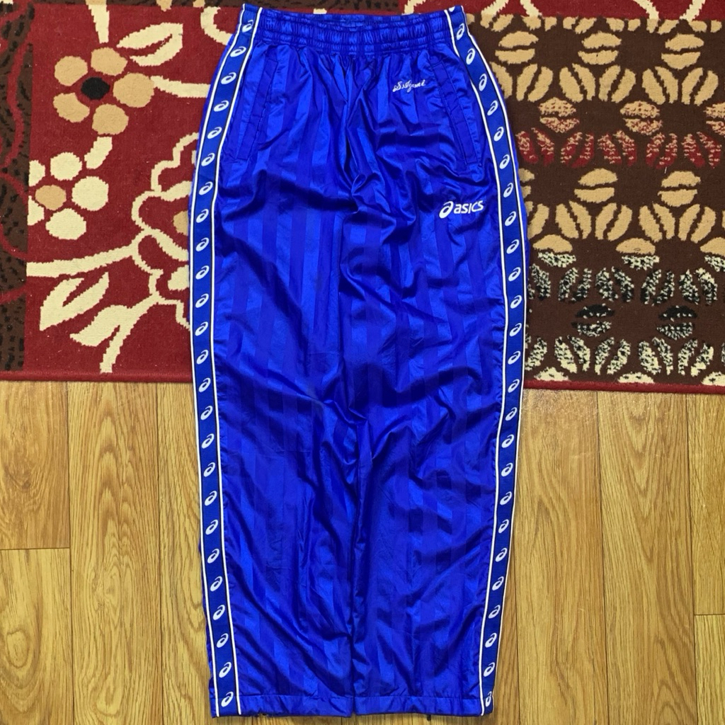 ASICS JAPAN TAPPED TRACKPANTS SIZE 30-35 | TRACKPANTS ASICS TAPPED | CELANA TRACKPANTS ASICS | CELAN