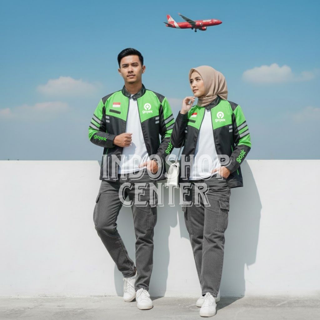BY INDOSHOP CENTER/Jaket Bomber Ojol Driver Model Touring Terbaru Dijamin Memuaskan Grade Original/L