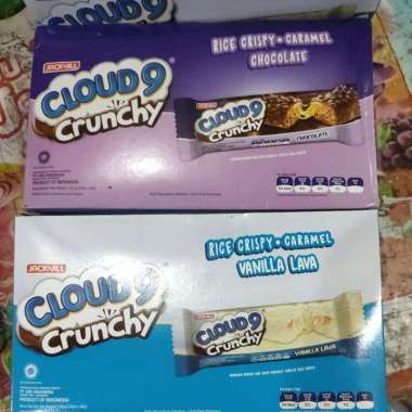 Cloud 9 crunchy wafer bar coklat vanila 15gr