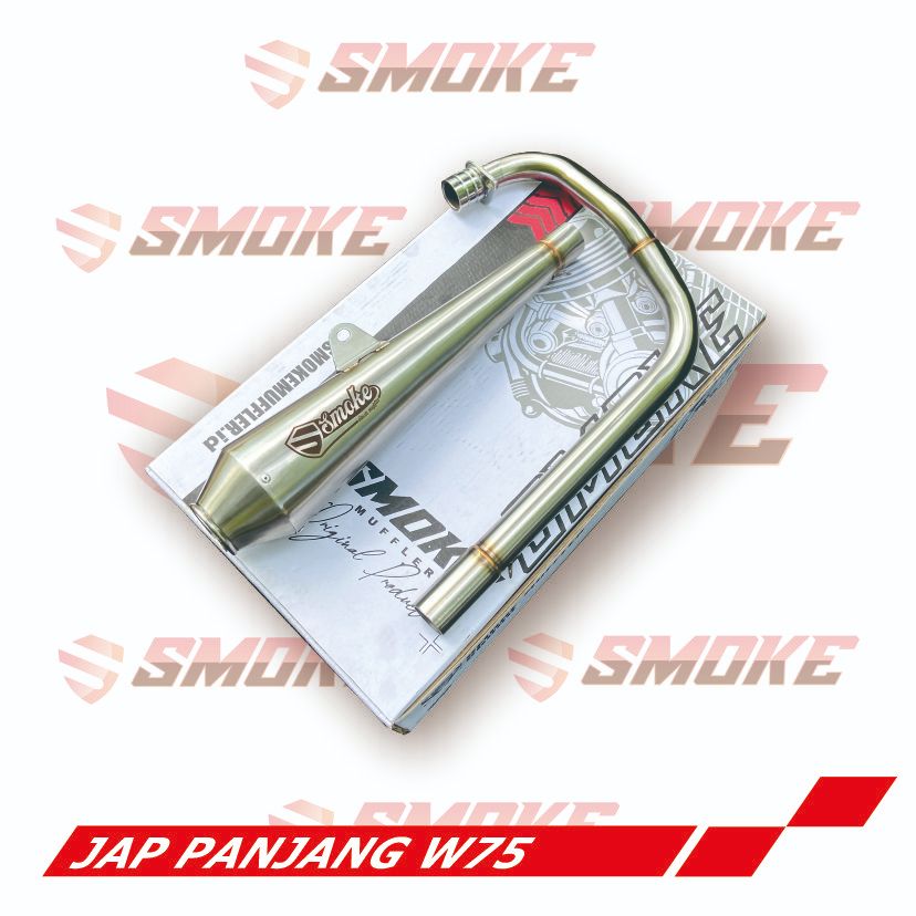 Knalpot Racing Kawasaki W175 W175 SE , Knalpot W175TR Type Jap Smoke Muffler