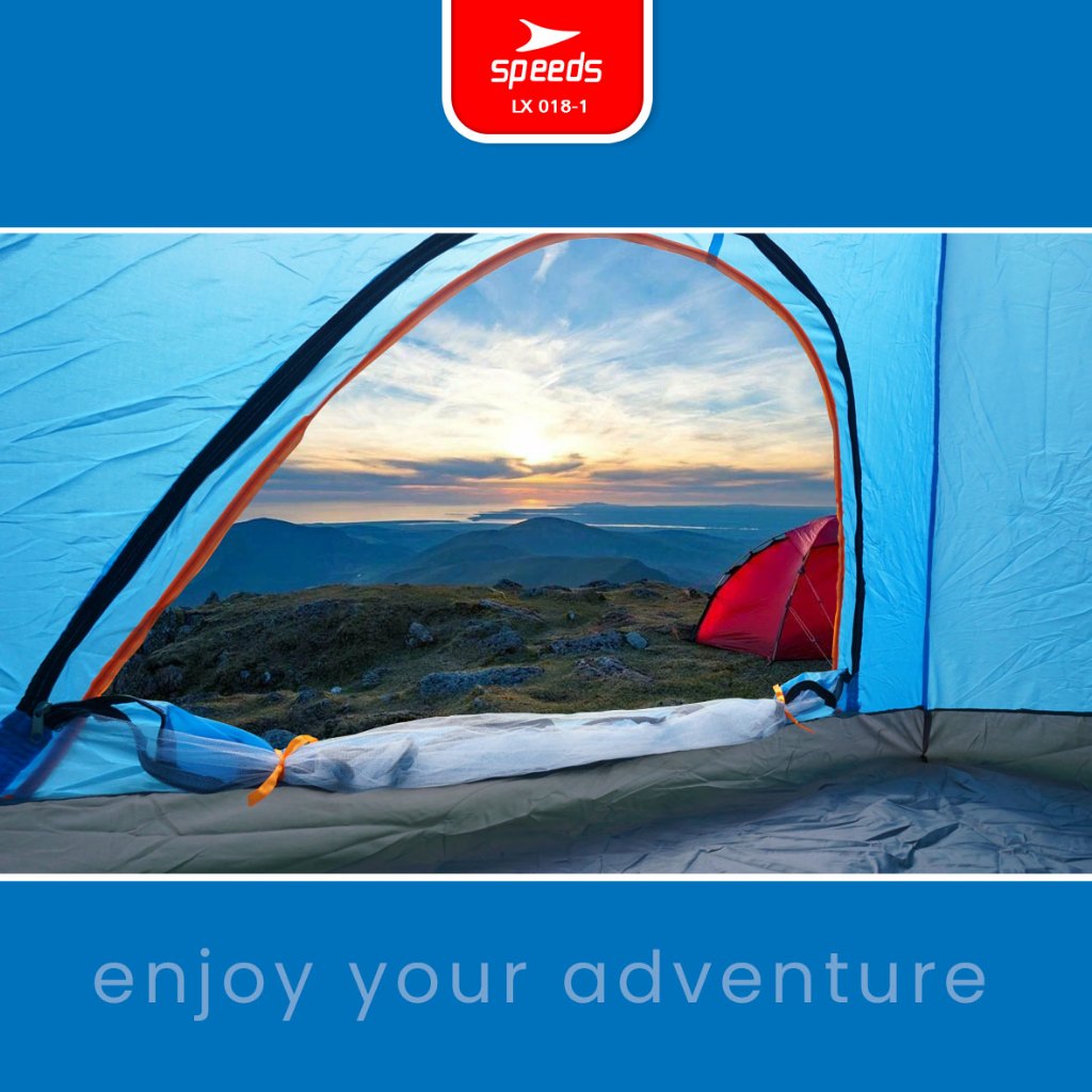 TERBARU SPEEDS TENDA CAMPING LIPAT KAPASITAS 2 ORANG TENDA OTOMATIS OUTDOOR & INDOOR TENDA GUNUNG