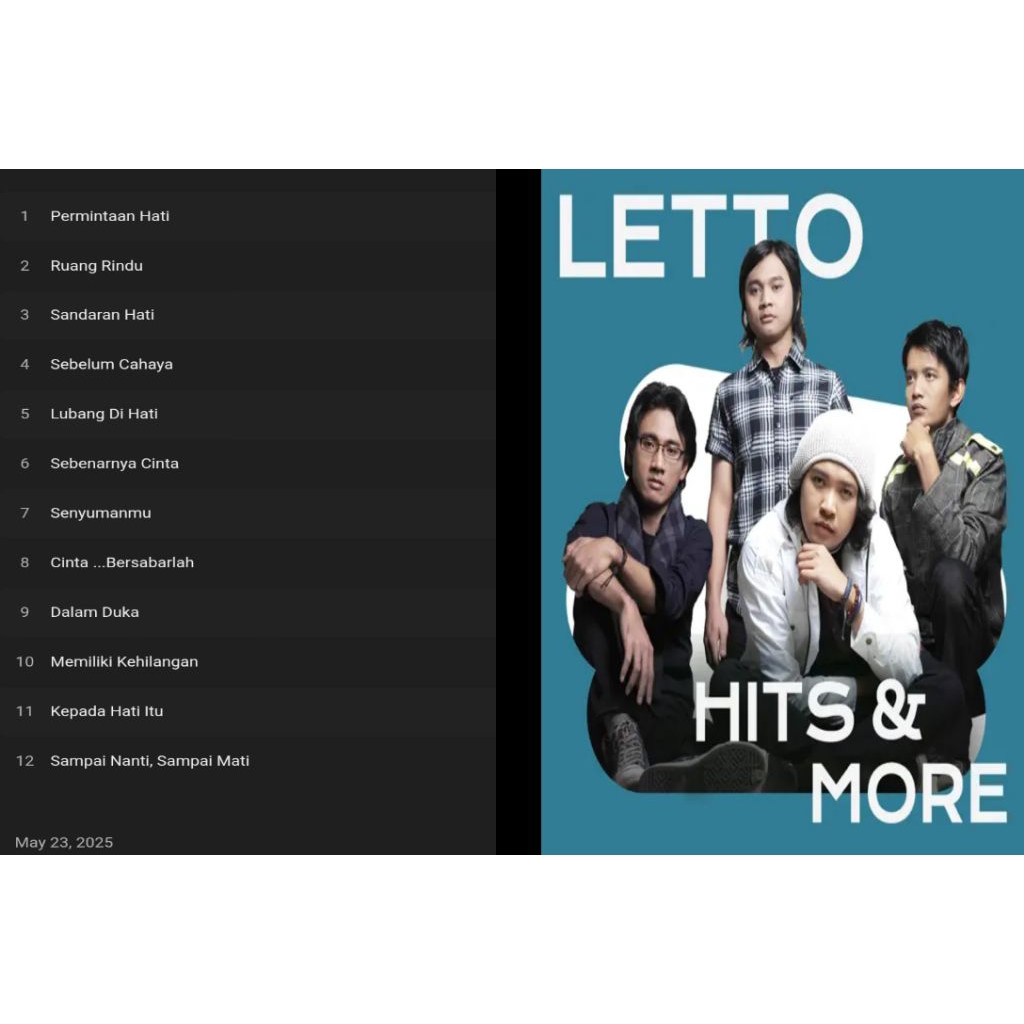 letto hits & more cd album 2025