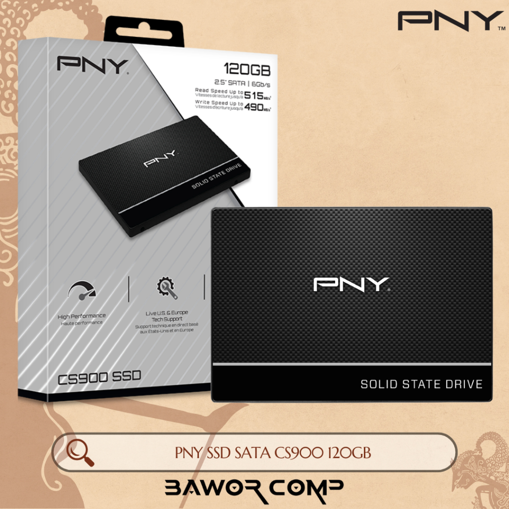SSD PNY CS900 120GB - Sata III 2,5" SSD 120 GB PNY CS 900