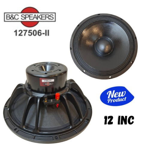 Speaker Component B&C 127506-II 12'' Neodymium Komponen Speaker BNC 12 Inch Neo