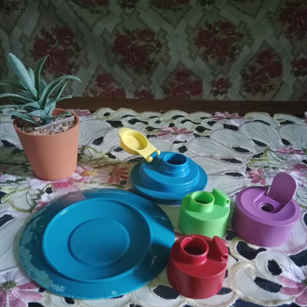 Paket tutup tupperware minus, second, takeall