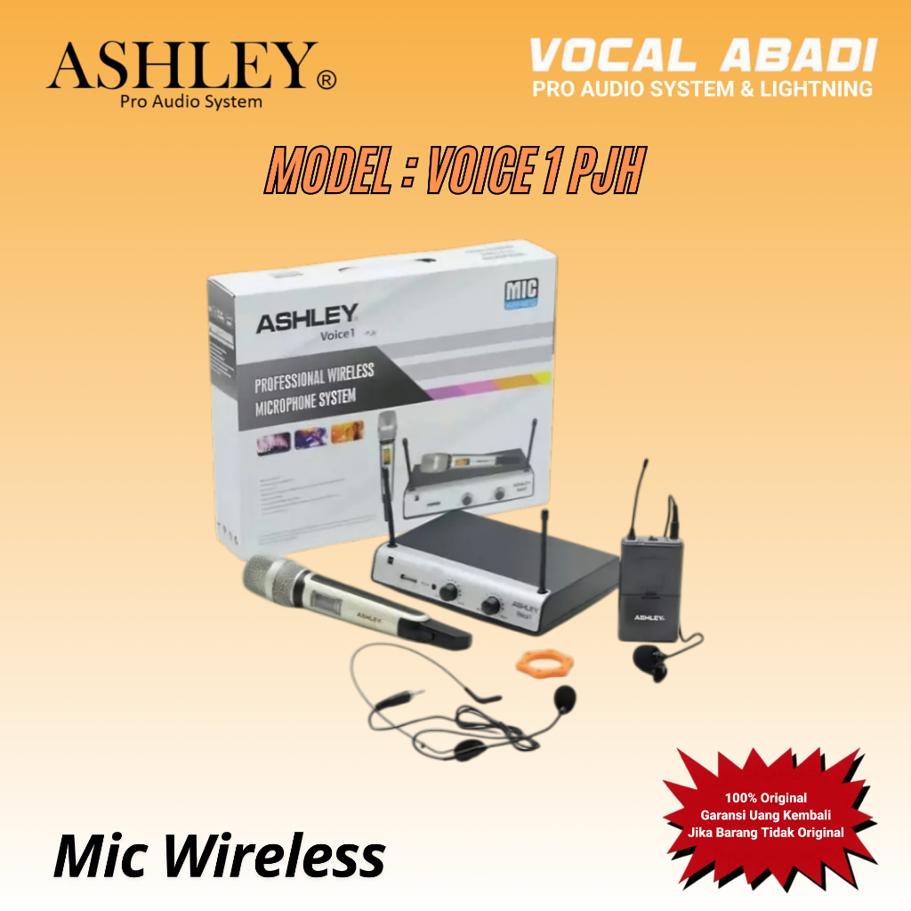 MIC WIRELESS ASHLEY VOICE 1 PJH