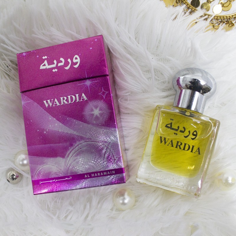 Parfum Arab Al Haramain Wardia 15ml Non Alcoholic Ori Haramain