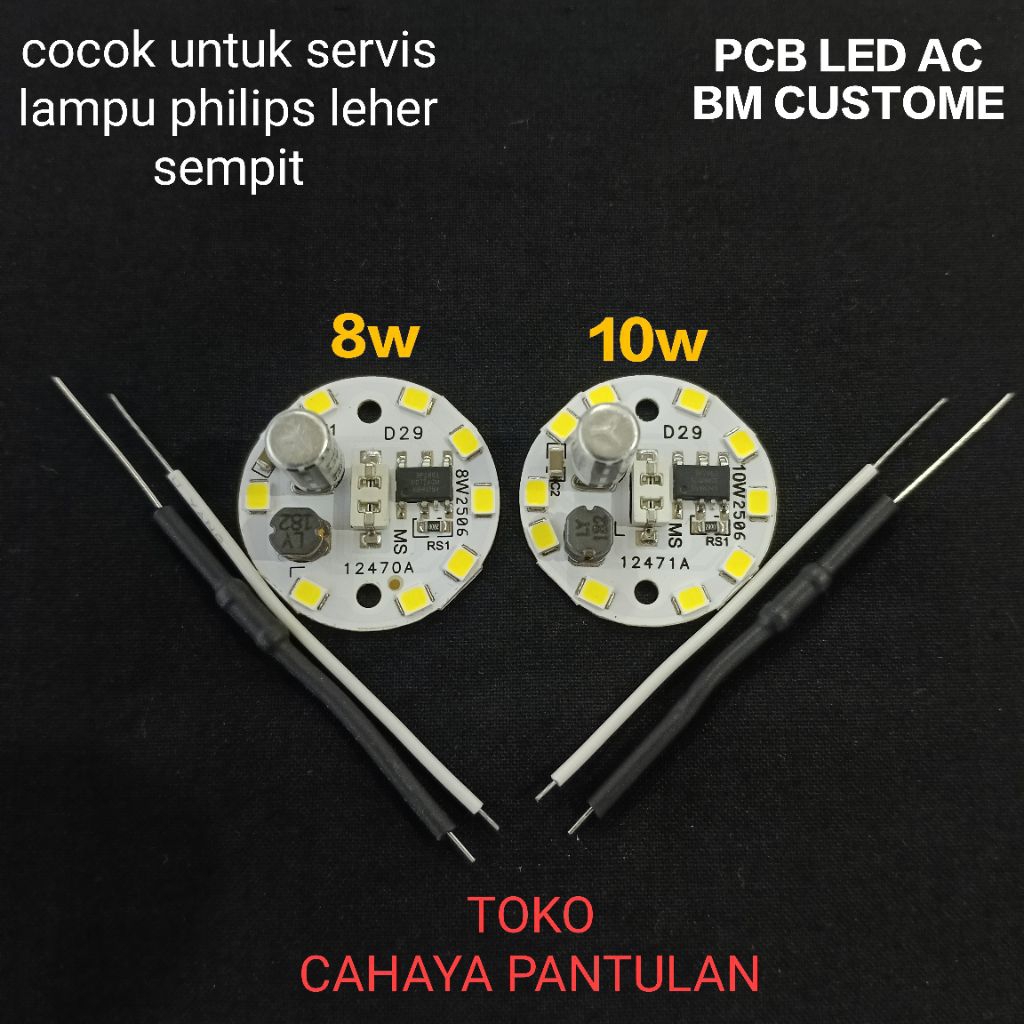 PCB LED AC TIPE BM CUSTOM 8 10 WATT / MESIN LAMPU LED