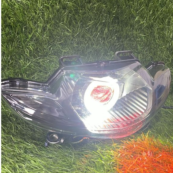 BILED MOTOR SMASH 110 OLD LED PROJECTOR CAHAYA PUTIH FOKUS ANTI SILAU/LAMPU DEPAN SMASH 110