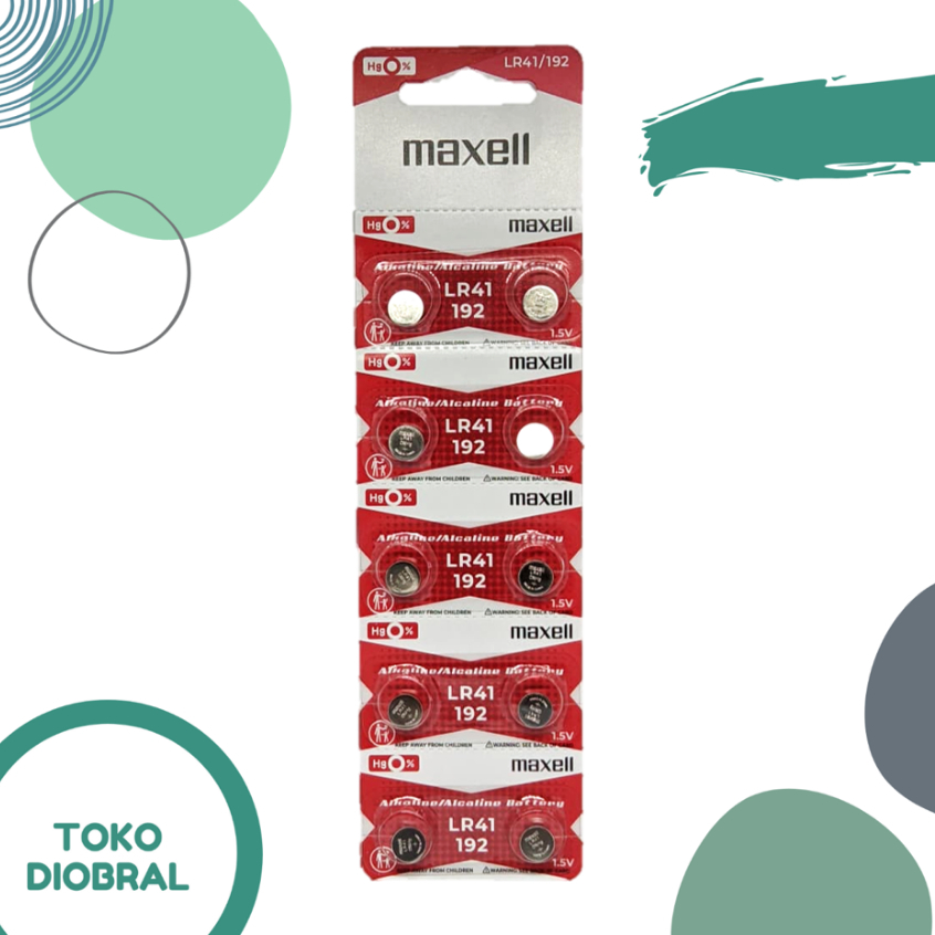 Baterai Maxell LR41 / Battery 1,5V LR 41