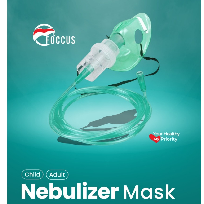 MASKER NEBULIZER  DEWASA / MASKER NEBULIZER ANAK NEBULIZER MASK