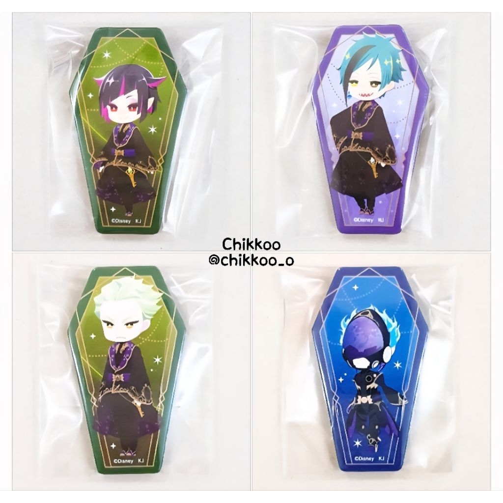 Twisted Wonderland Ceremonial Robes Chibi Coffin Can Badge