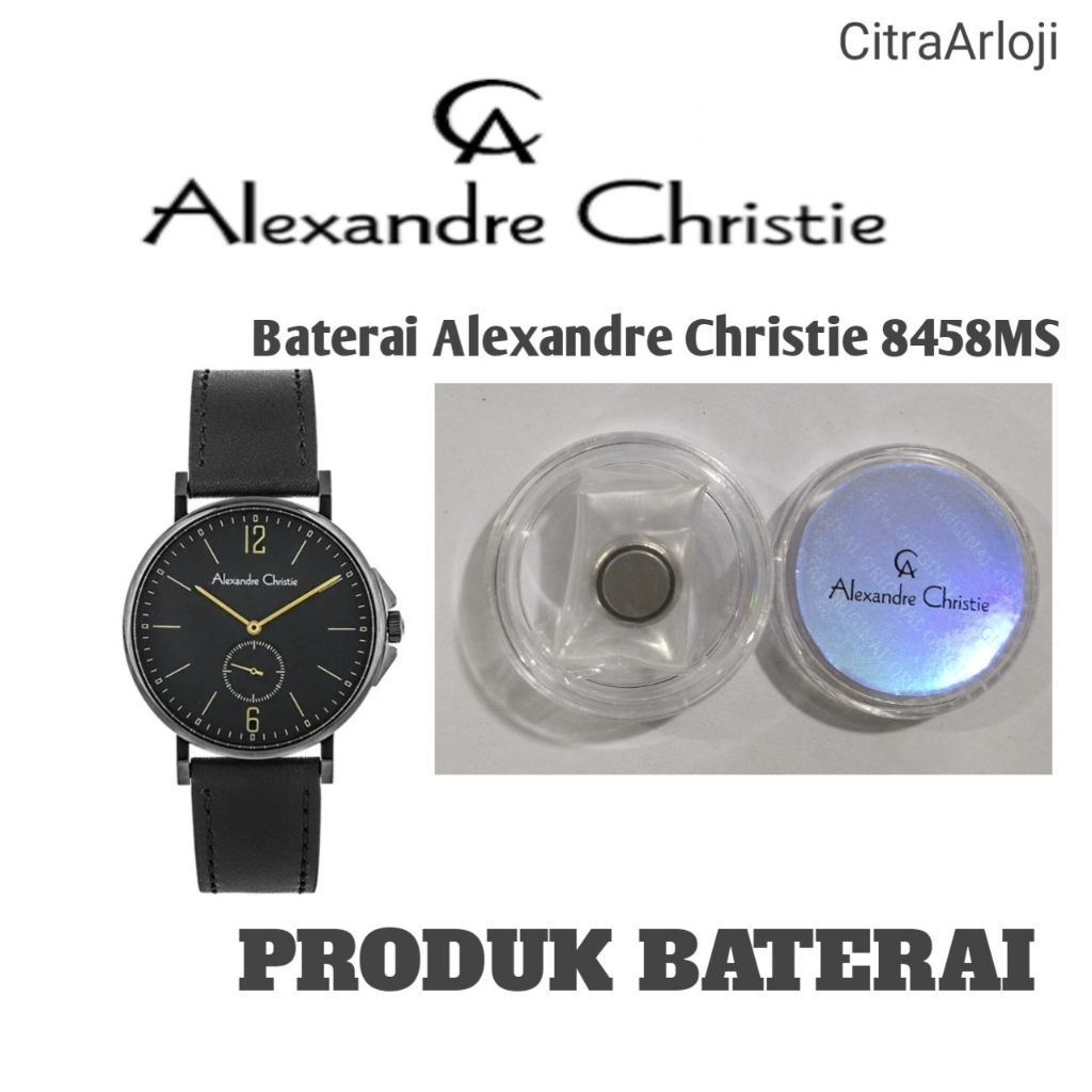 Baterai jam tangan Alexandre Christie 8458MS
