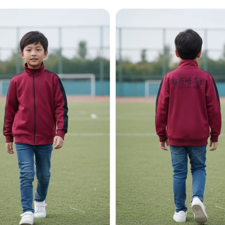 Haikyuu Karasuno team ICS Inarizaki jaket anak