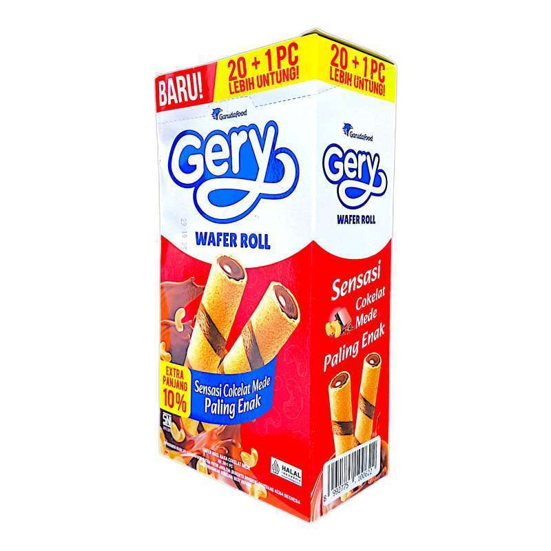 Gery Wafer Roll Asto 15gr coklat mede box isi 21pcs