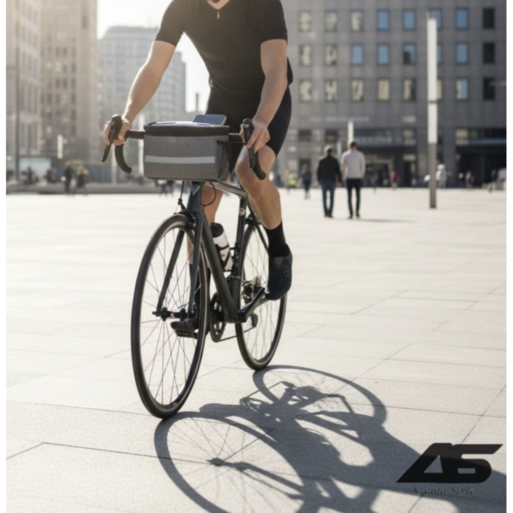 Tas keranjang sepeda tas setang sepeda serbaguna