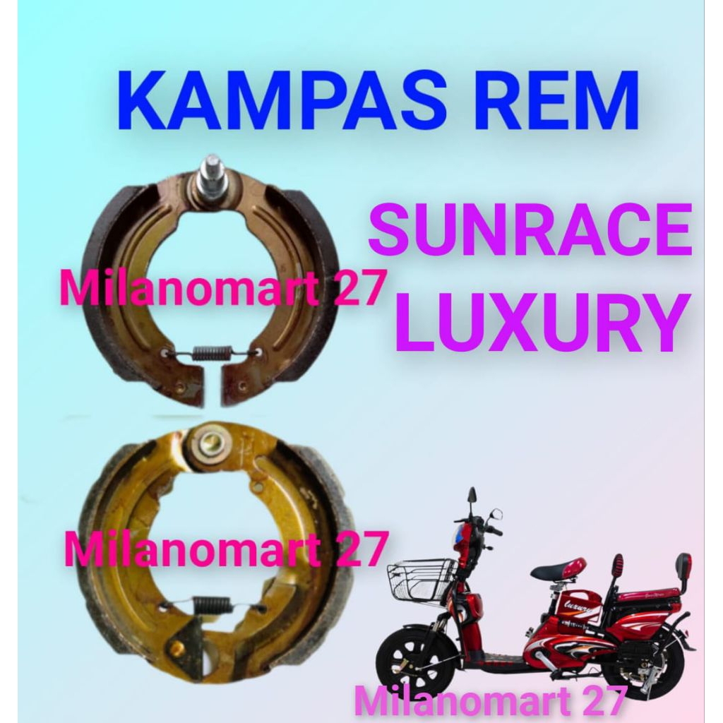 kampas rem sepeda listrik sunrace luxury kampas rem sepeda listrik sunrace luxury