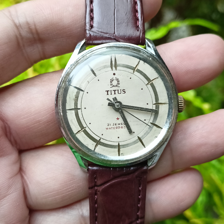 TITUS SOLVIL ET TITUS 6336 Vintage Manual Winding Tahun 60an Original | Jam Tangan Pria Klasik