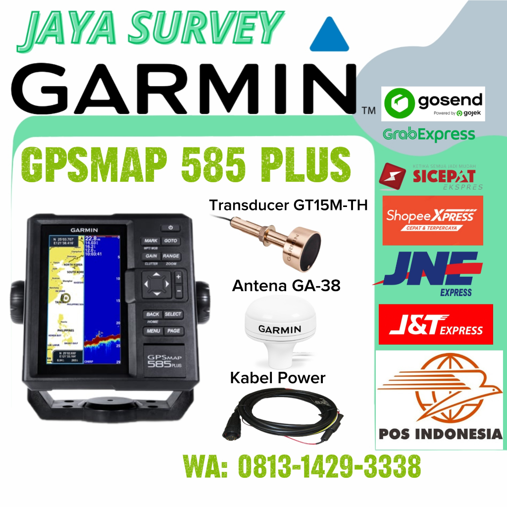 Garmin GPSMAP 585 Plus NEW Garansi 2 Tahun