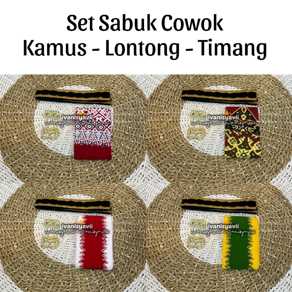 Paket Sabuk Cowok (Lontong, Kamus, Timang)
