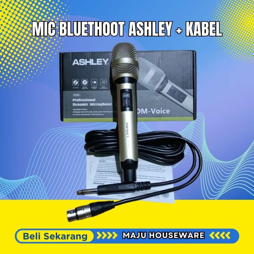 MIC KABEL ASHLEY DM VOICE / ASHLEY DMVOICE MIC KABEL ORIGINAL