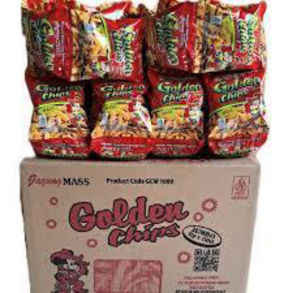 GOLDEN CHIPS jajanan jadul 25g isi 10
