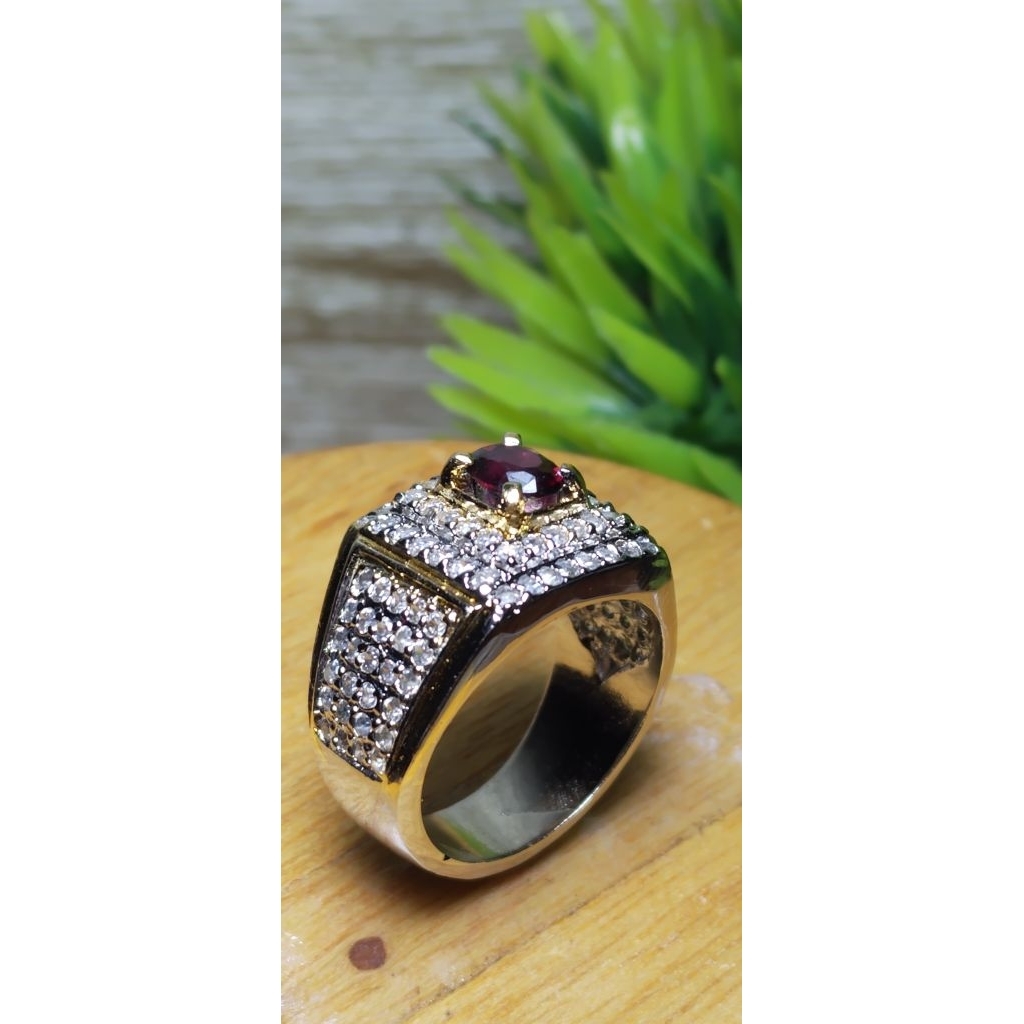 natural cincin batu red garnet Srilanka  NH