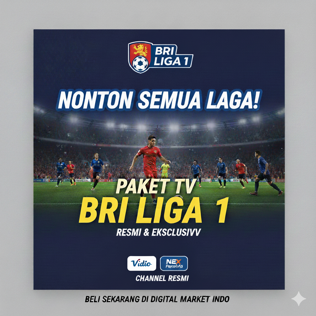 PAKET BRI LIGA SATU - 1 BULAN  || PAKET BRI LIGA 1 STB NEX PARABOLA 5 MENIT LANGSUNG AKTIF