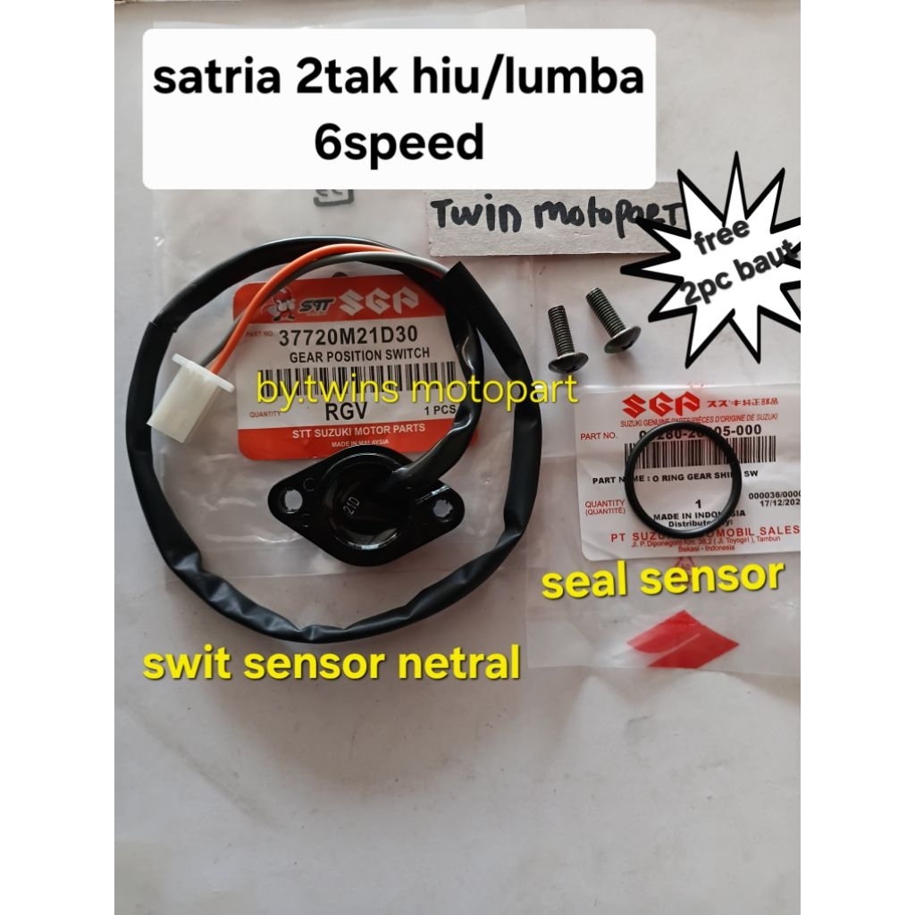 swit sensor netral satria 2tak 6speed hiu lumba original