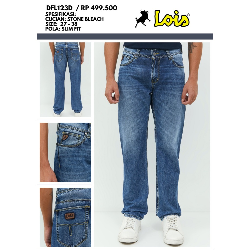 LOIS Celana Jeans Slimfit || Celana Jeans LOIS Original Slimfit