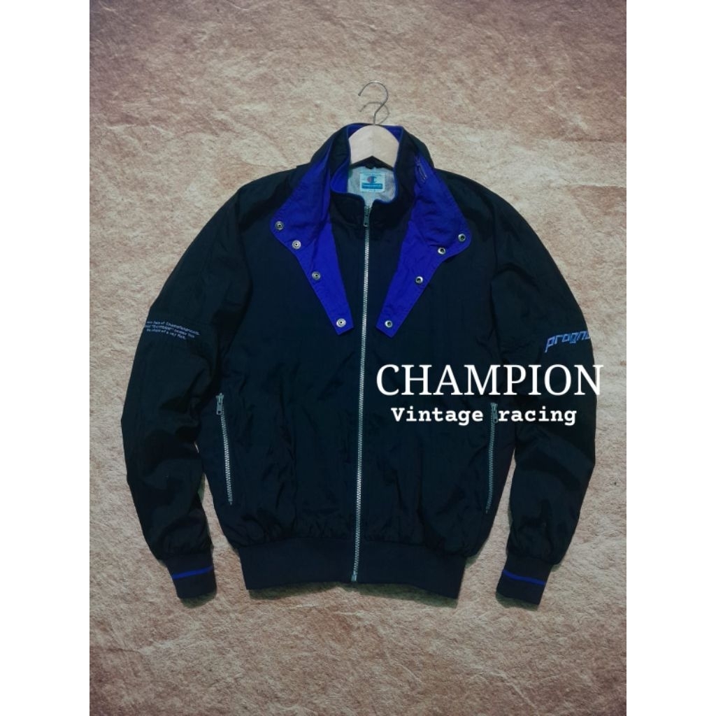 Jaket vintage racing CHAMPION bekas pakai