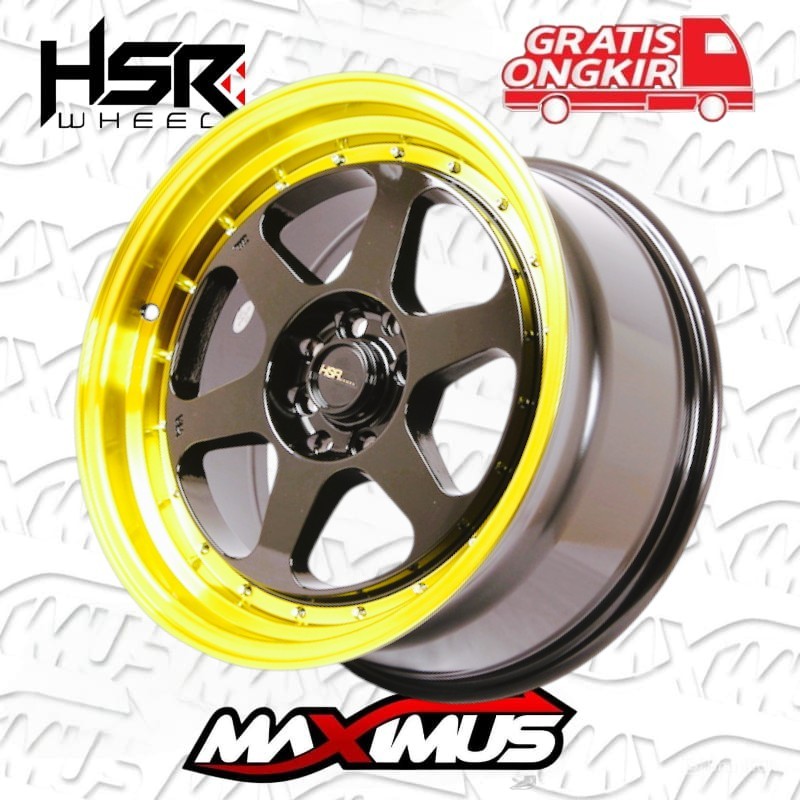 Velg Pelk Celong Ring17 RUMOI JD8659 HSR R17X75_85 H8X100-114,3 ET45_30 Cielo Atoz Accent Elantra Op