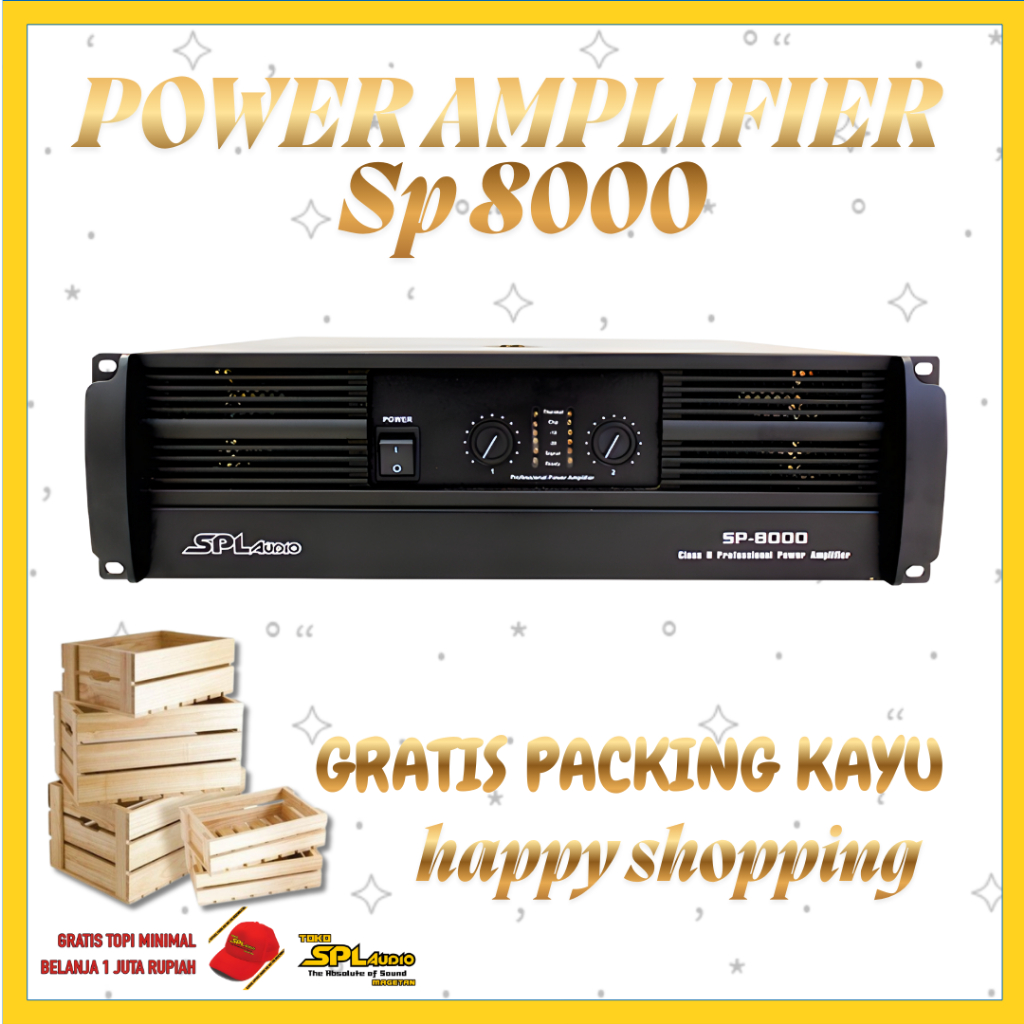 SPL Audio Power Amplifier SP Series sp 8000
