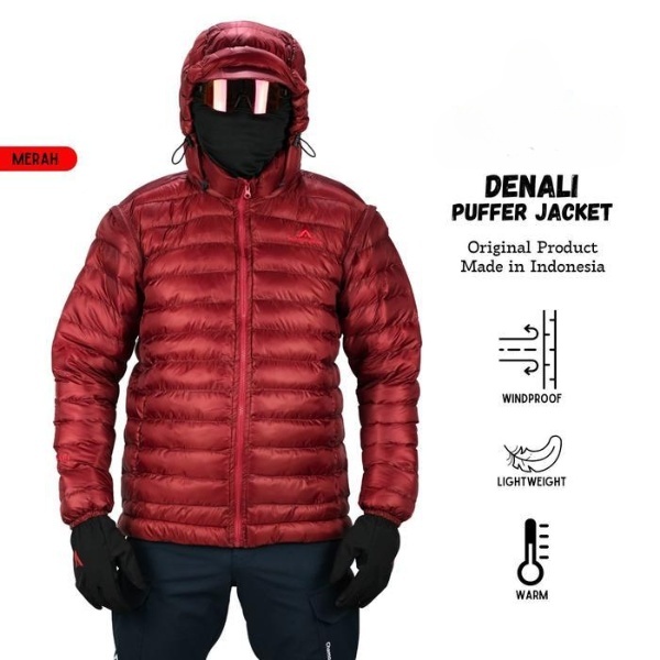 Eiger - Jaket Gunung Pria Wanita Multifungsi Gelembung Dacron Synthetic Quick Dry Jaket Untuk Musim
