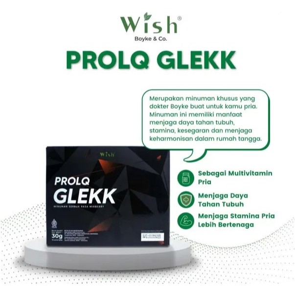 Minuman Serbuk Prolq Glekk