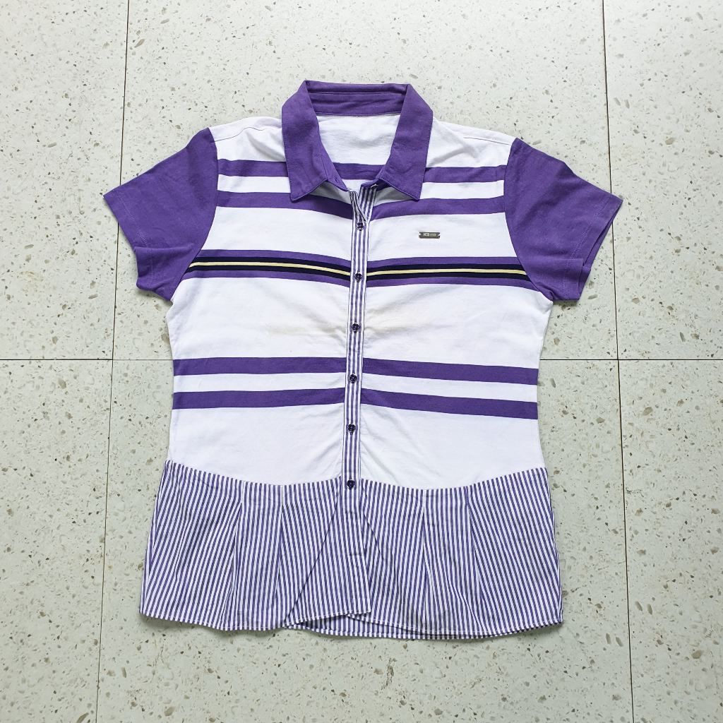 Baju Polo Kemeja Wanita Anak K2/ Size M sd L - LD 47 cm / Bekas - Second - Preloved