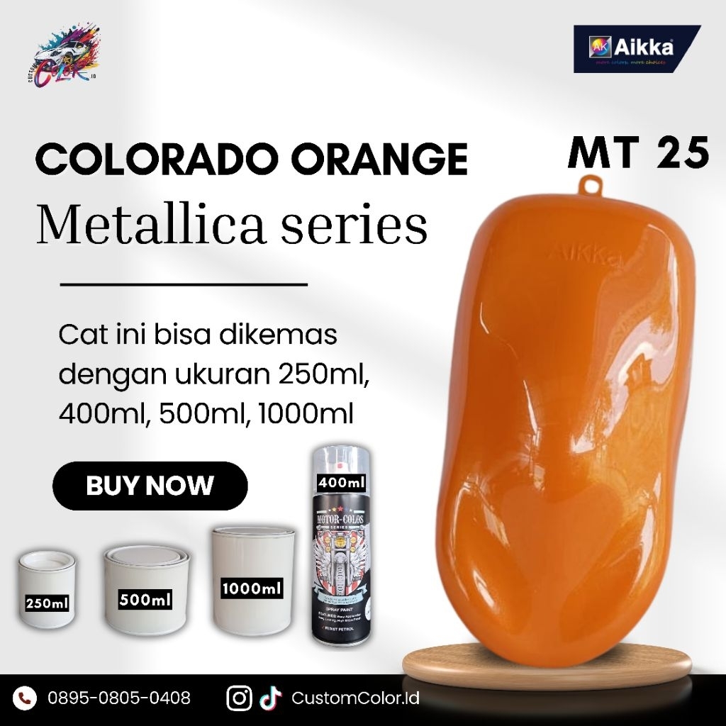 Cat PU AIKKA COLORADO ORANGE MT 25