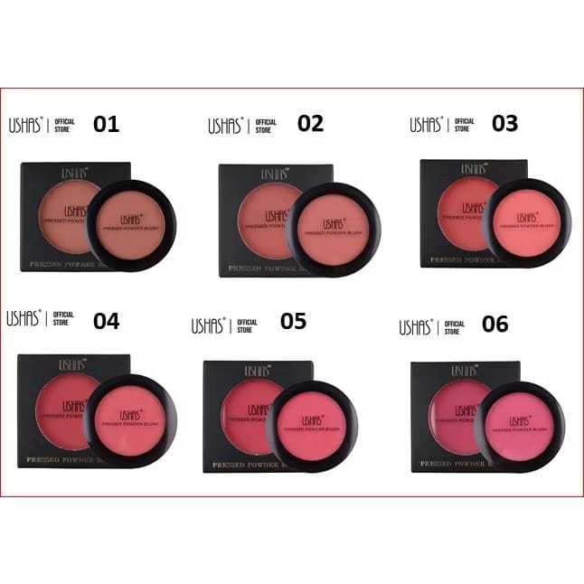 USHAS BLUSH ON - USHAS PRESSED POWDER BLUSH 5GR