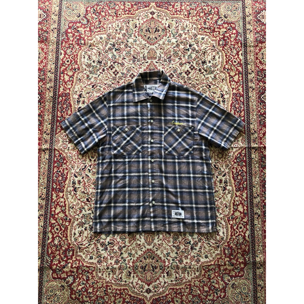 Kemeja Fuct veterano Short sleev shirt Vintage Veterano H592