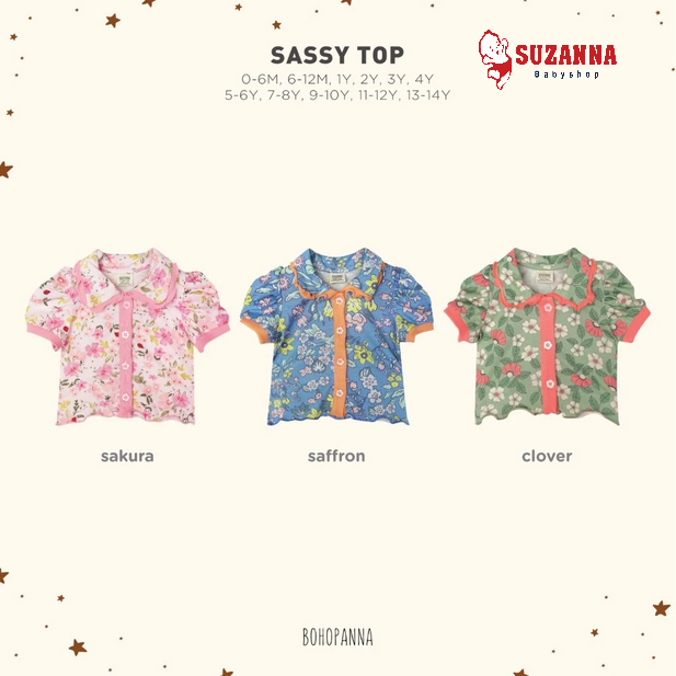 Bohopanna Sassy Top - Atasan Anak