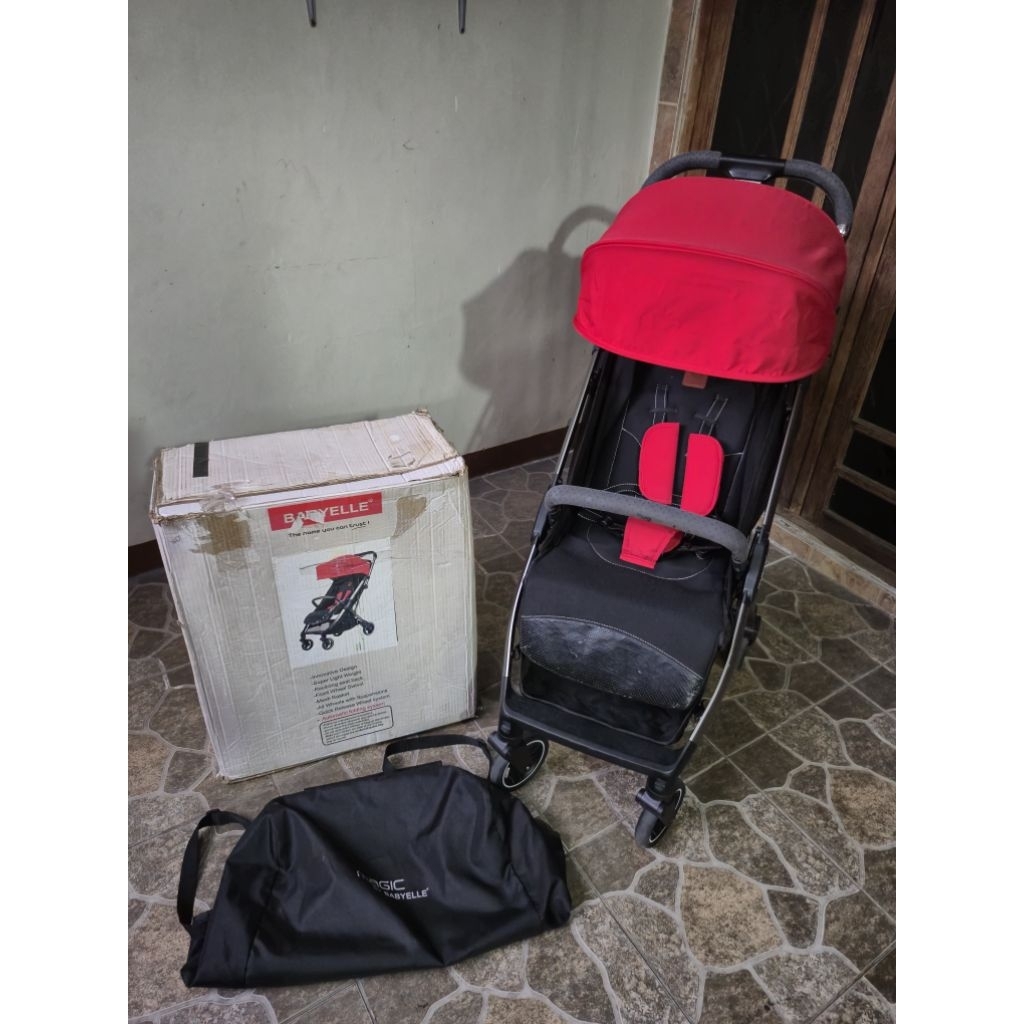 PRELOVED STROLLER BABY ELLE MAGIC AUTOFOLD FULLSET