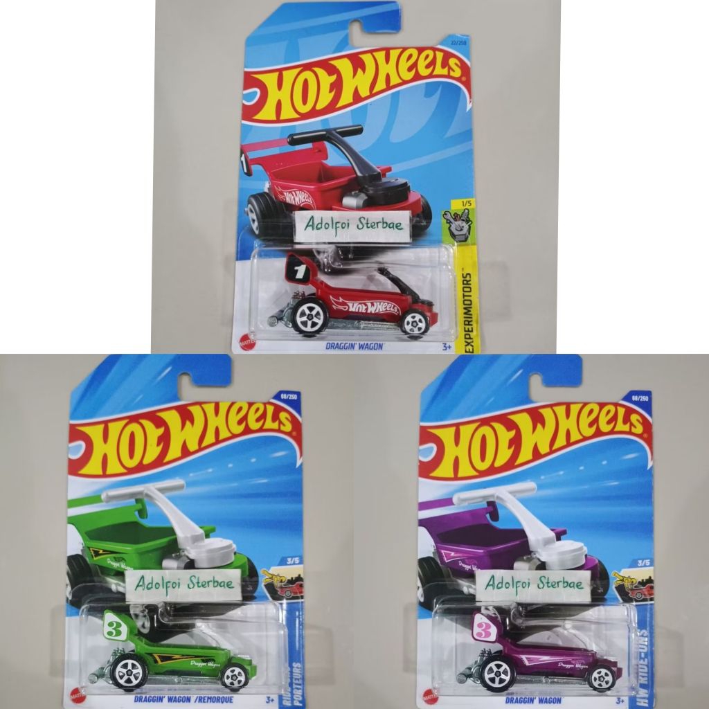 hotwheels hot wheels draggin dragin wagon experimotors 1 special feature hw ride ons 3 porteurs