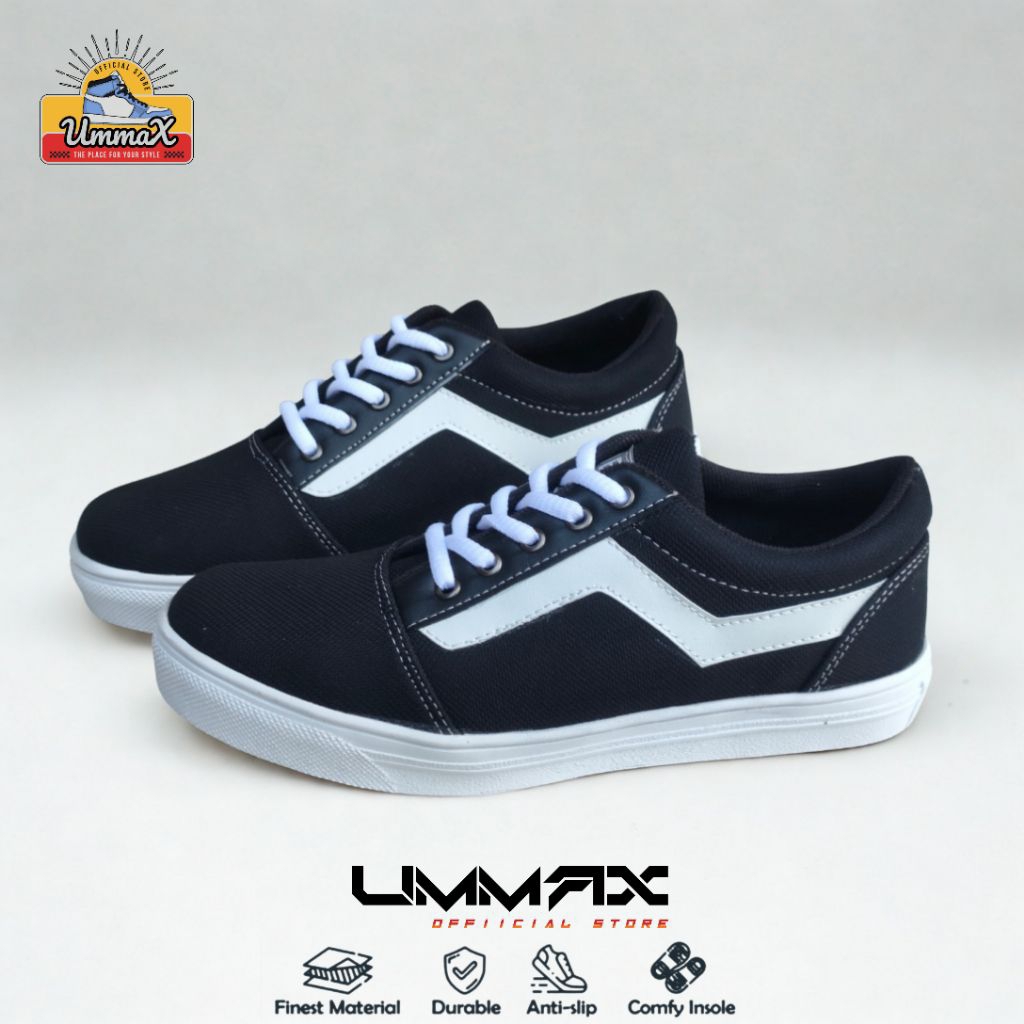 Sepatu Sneakers Casual UMX LOWW Pria Wanita Sepatu Casual Distro Cewek Cowok Sepatu Anak sekolah Sep